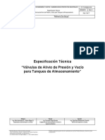 Et-172-Pemex-2019 Válvulas de Alivio de Presión y Vacío para Tanques de Almacenamiento.