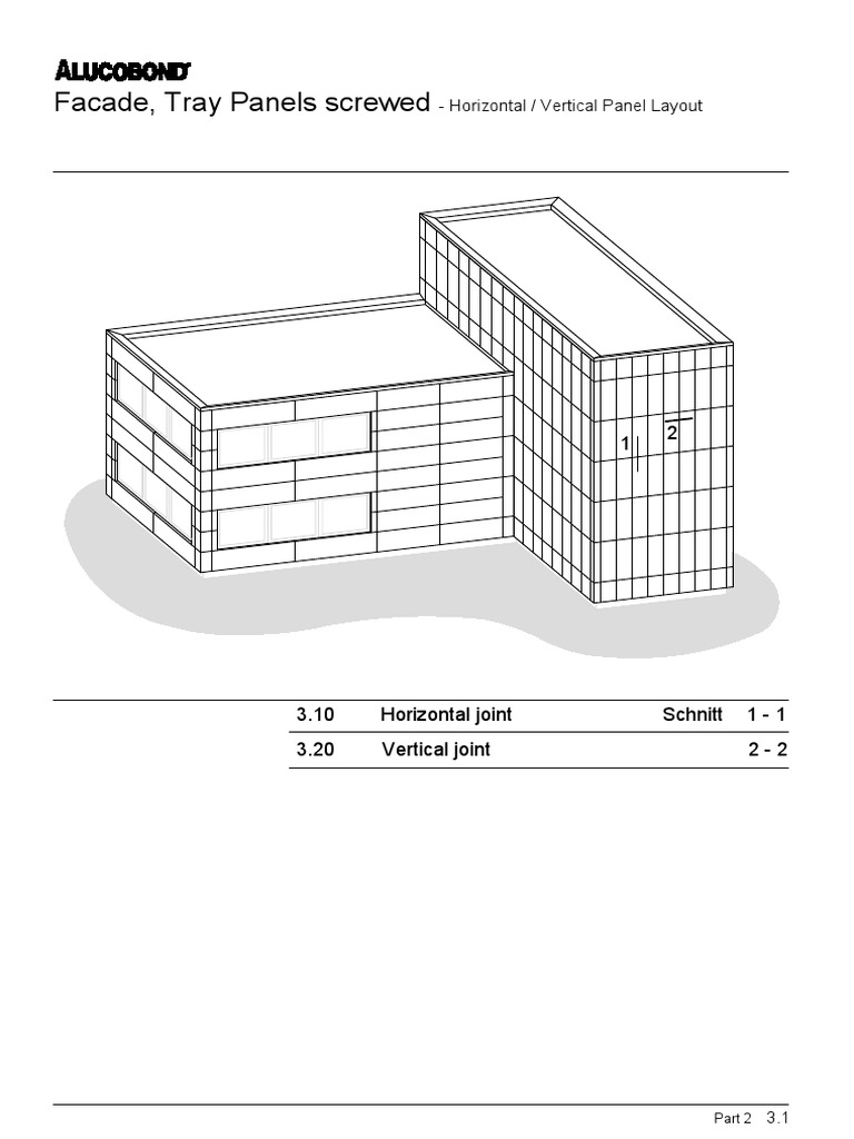 Facade Panel Layout and Details | PDF | Metals | Industrial Processes