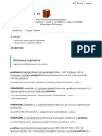 parafrazare - definiție și paradigmă _ dexonline