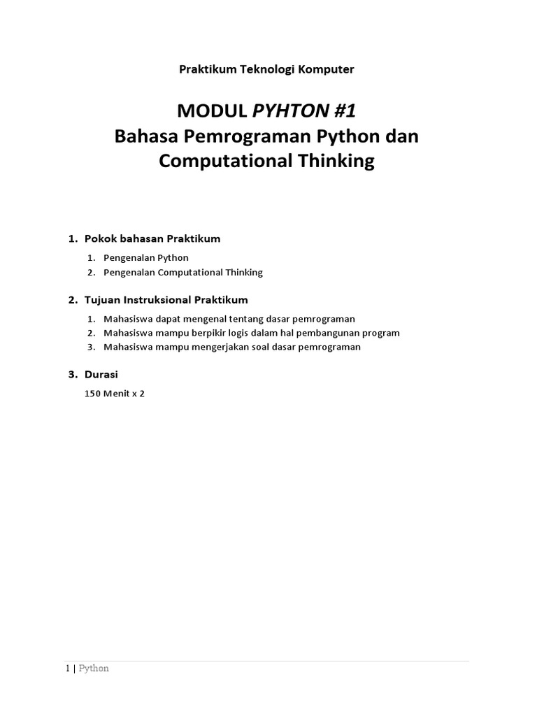 Python Modul | PDF