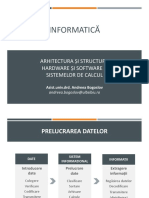 Arhitectura Și Structura Hardware Și Software A Sistemelor de Calcul PDF