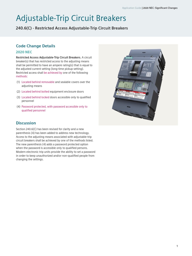 2020 Nec Changes Pdf Fuse Electrical Electric Arc