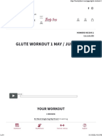 Glute Workout 1 May-June 2020