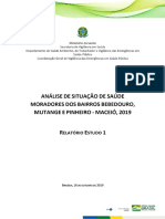 Análise de Situação de Saúde - Moradores dos bairros de Bebedouro, Mutange e Pinheiro - 2019