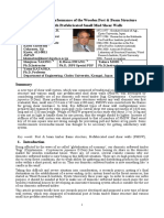 Lateral Shear Performance of the Wooden Post & Beam Structure