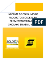 Informe Segmento Metalmecánico Pequeño Abril - Mayo19. Alvaro Alexi Ocampo Silva