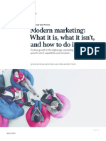 Modern Marketing: What It Is, What It Isn't, Andhowtodoit