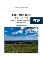 Llanos Orientales Colombianos 1531-1819 PDF