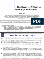 Mars Water In-Situ Resource Utilization (ISRU) Planning (M-WIP) Study