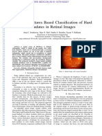 Intensity Features Based Classification of Hard Exudates in Retinal Images