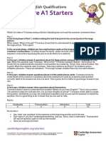 Tommaso Pre A1 Starters PDF