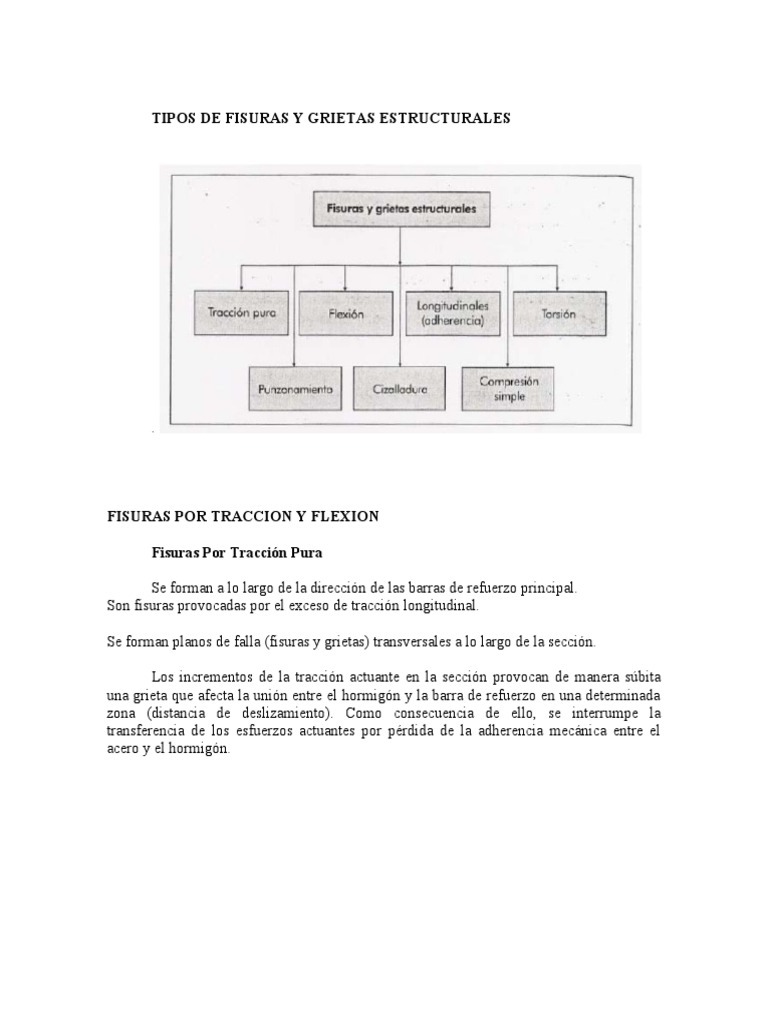 Tipos De Fallas En Concreto Armado Pdf Falla Geología Hormigón