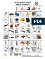 Visual Checklist For Your Disaster Supply Kit