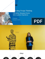 Spreading Design Thinking: Julie Baher, Managing Director Citrix Customer Experience