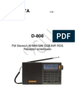 Manual Xhdata D-808 Português PT/BR