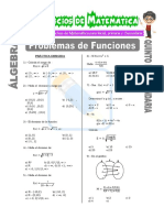 Problemas de Funciones para Quinto de Secundaria PDF
