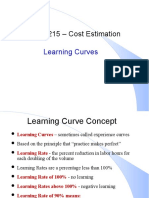 Learning Curves