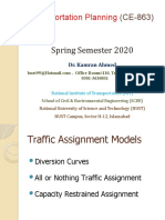Transportation Planning: Spring Semester 2020