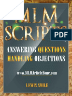 MLM SCRIPTS - Recruiting and Han - Lewis Smile PDF
