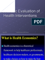 Economic Evaluation (MPH)