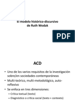 Wodak Modelo Histórico-Discursivo