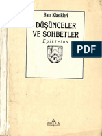 Epiktetos - Düşünceler Ve Sohbetler PDF