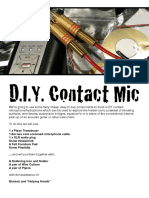 D.I.Y. Contact Microphone