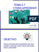 Tema 2.7 Estudiar para Aprender (19-20) A