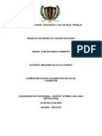 Trabajo Contextualizado Salud Ocupacional Seguridad y Salud en El Trabajo