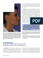 Oral Medicine: Masticatory Dysfunction and Osteoporosis