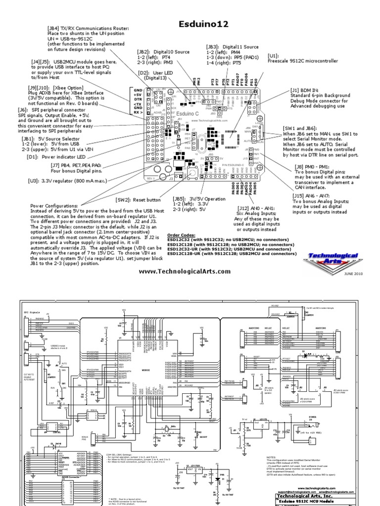 Data Sheet With Schematic Diagram Esd12c32 Ur | PDF | Electrical.