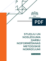 Studiju Un Nosleguma Darbu Noformesanas Metodiskie Noradijumi 2016