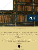 Tese da natureza comum da forma de ser dos povos. Uma análise jurídica em sentido negativo. Anexo IV-Marcelo Paiva dos Santos.pdf