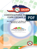 Convocatoria Copa Cecaff 2016 PDF