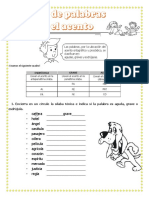 Acentos ortográficos y prosódicos (agudas, graves, esdrújulas