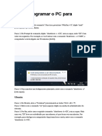 Como Programar o PC para Desligar PDF