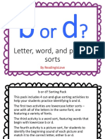 Letter, Word, and Picture Sorts: by Readingislove