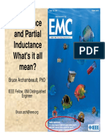 Inductance and Partial Inductance What'S It All Mean?: Bruce Archambeault, PHD