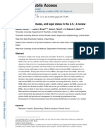 HHS Public Access: Cannabis Use, Attitudes, and Legal Status in The U.S.: A Review