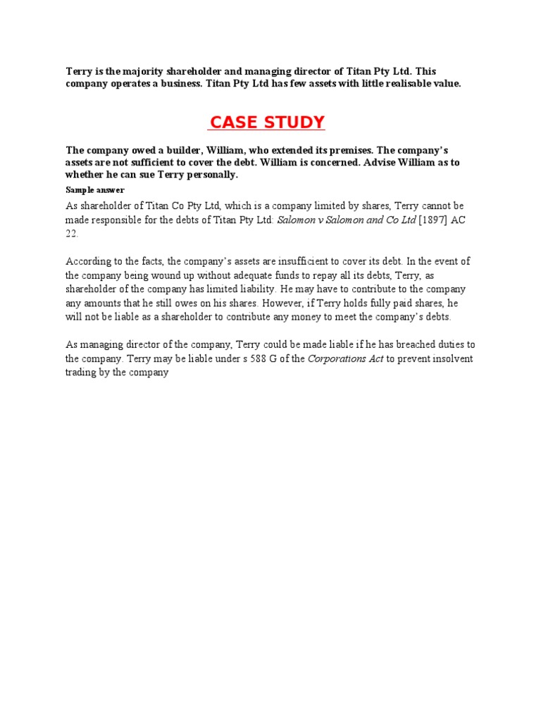 Salomon vs salomon case slideshare picture