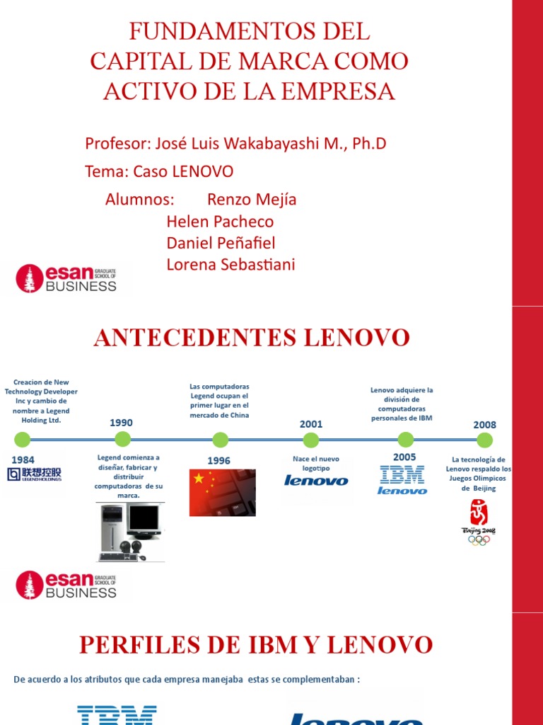 Lenovo: Evolución tras la compra de IBM | PDF | Lenovo | Ibm