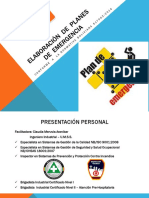 Presentación Elaboración Planes de Emergencia PDF
