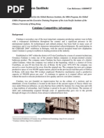 Case Study_Catalano Competitive Advantages