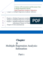 Chapter 1: The Nature of Econometrics and Economic Data Chapter 2: The Simple Regression Model