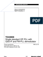 Data Sheet: Single Standard VIF-PLL With QSS-IF and FM-PLL Demodulator