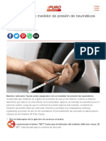 Cómo Reiniciar Un Medidor de Presión de Neumáticos Toyota - Puro Motores PDF