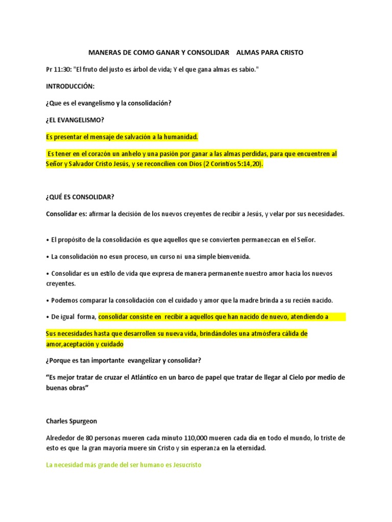 Monica estas Ups Maneras de Como Ganar y Consolidar Almas para Cristo | PDF | Bernabé |  Resurrección