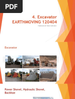 Excavator EARTHMOVING 120404: Pemindahan Tanah Mekanis