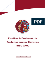 UC Planificar Realizacion Productos Inocuos Conforme ISO 22000