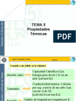 Tema 5. Propiedades Térmicas